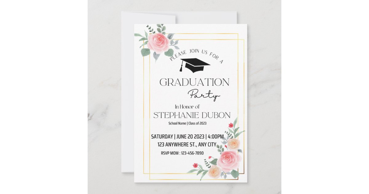Graduation Party Invitations | Zazzle