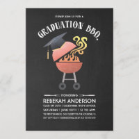 Graduation Party Invitations | BBQ Party