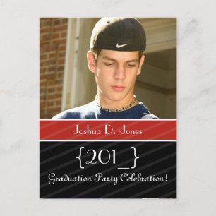 Graduation party invite postcards
