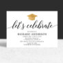 Graduation party, Let's Celebrate simple modern Invitation