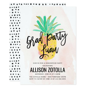 Luau Graduation Invitations 6