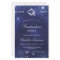 Graduation party navy blue glitter 2025 invitation