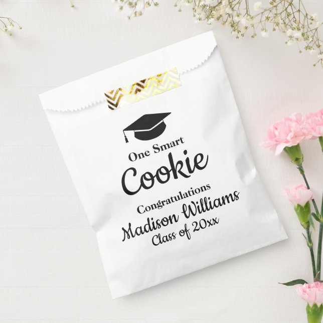 Graduation Party One Smart Cookie Bags Favor Bag (Sealed)