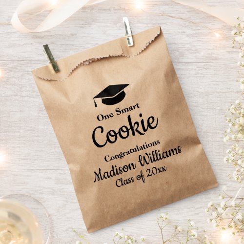 Graduation Party One Smart Cookie Bags Favor Bag