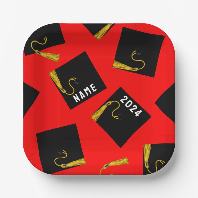 Graduation Party  Paper Plates (Front)