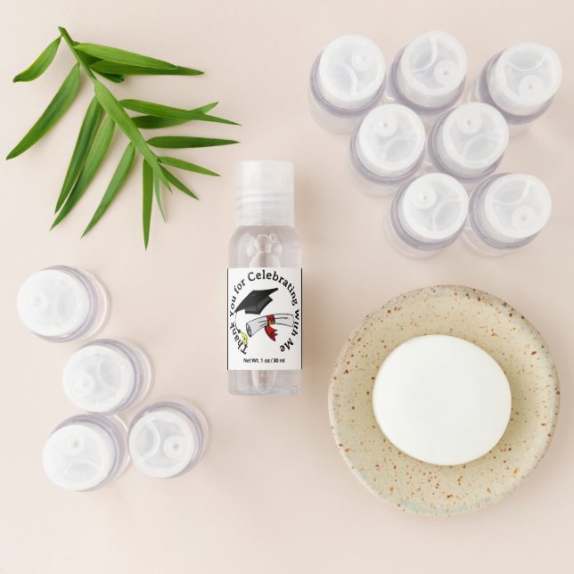 Graduation Party Personalized Favors Hand Sanitizer (Laydown)