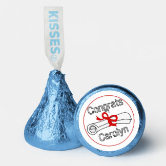 Graduation Party Personalized Hershey Kisses Candy