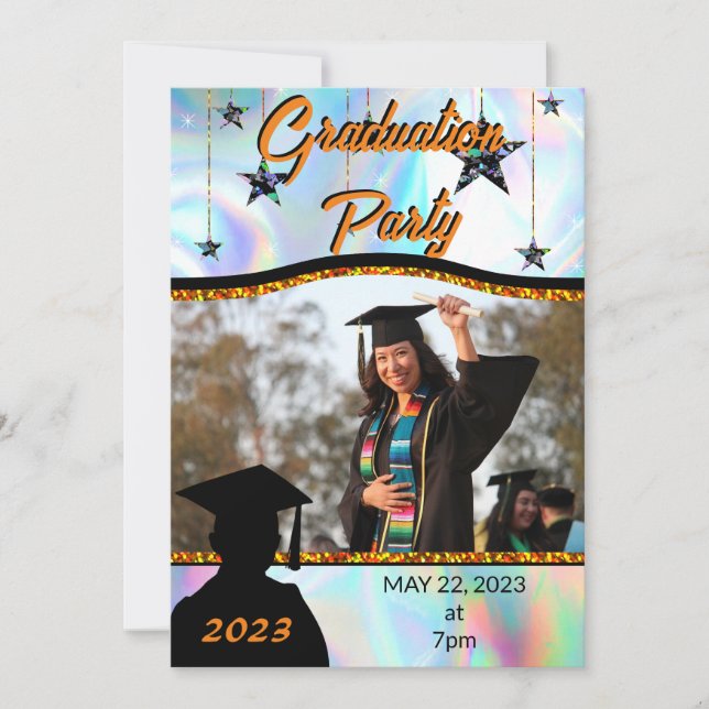Graduation Party Personalized Invitation (Front)