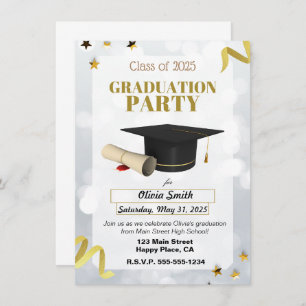 GRADUATION PARTY PERSONALIZED INVITATIONS