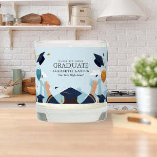 Graduation Party Personalized Name And School Scented Candle