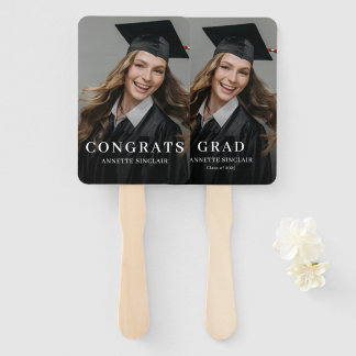 Graduation Party Photo Booth Hand Fan
