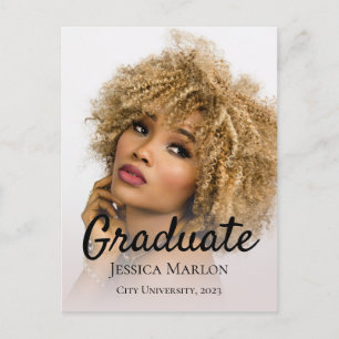 Graduation Party   Photo Casual Invitation Postcard