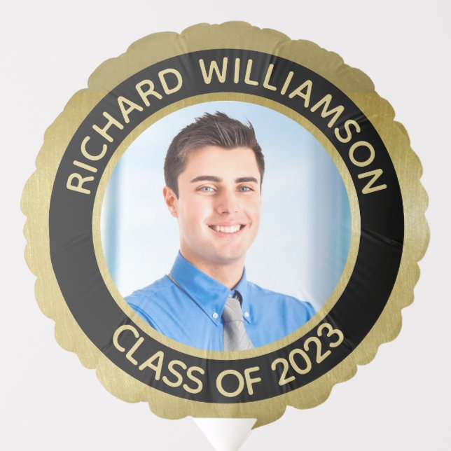 Graduation Party Photo Class of 2023  Balloon (Front)