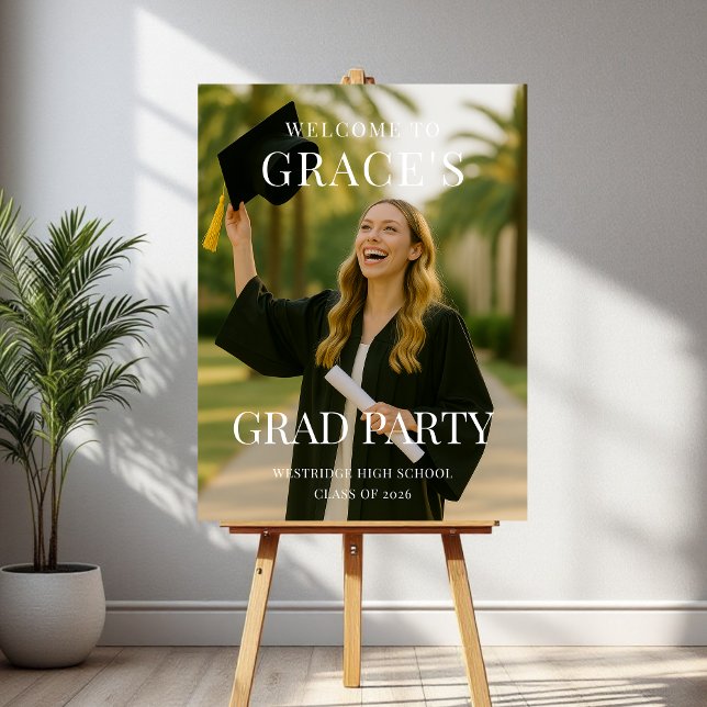 Graduation Party Photo Welcome Foam Board (Creator Uploaded)