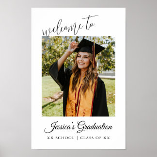 Graduation Party Photo Welcome  Poster