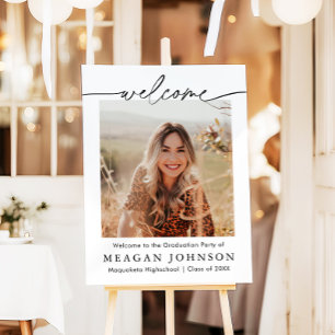 Graduation Party Photo Welcome Sign