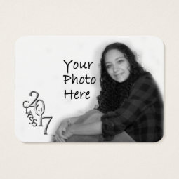 Graduation Party Red Photo Insert Card 2017 | Zazzle