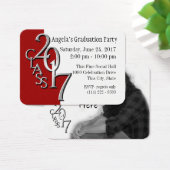Graduation Party Red Photo Insert Card 2017 (Desk)