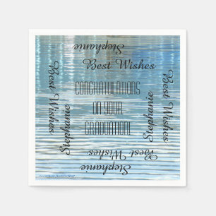 Graduation Party Repeating Name Paper Napkins