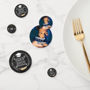 Graduation Party Retro Chalkboard Personalized Confetti