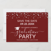Graduation Party Save the Date Invitation (Front)