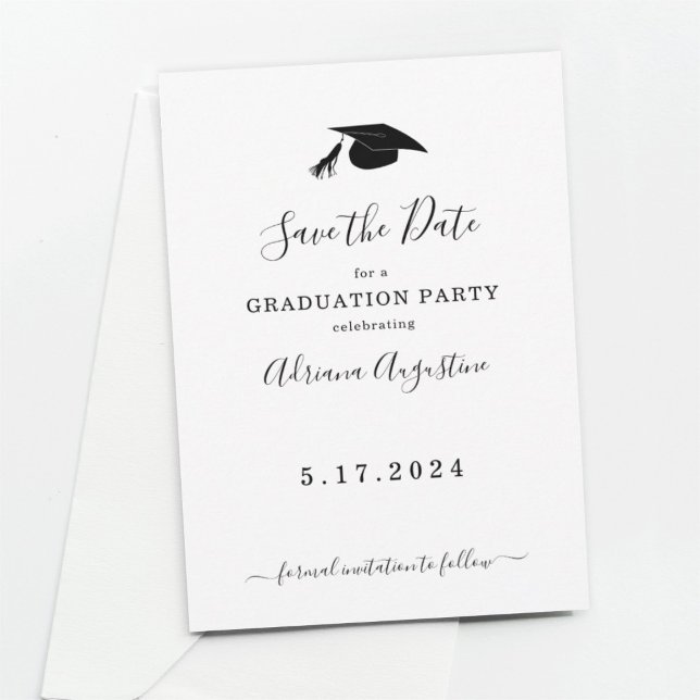 Graduation Party Save the Date Invitation (Creator Uploaded)