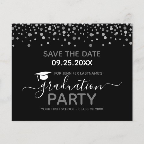 Graduation Party Save the Date Invitation