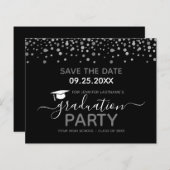Graduation Party Save the Date Invitation (Front/Back)