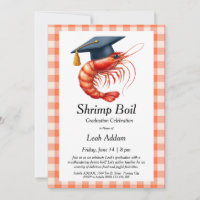 Graduation Party Shrimp Boil Invitation