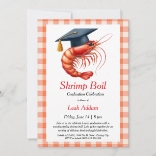 Graduation Party Shrimp Boil Invitation