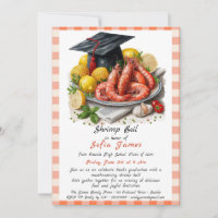 Graduation Party Shrimp Boil Invitation