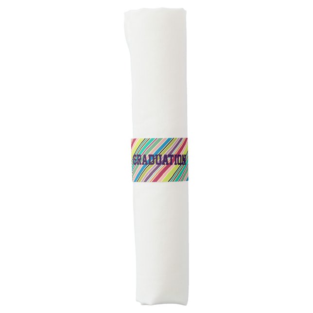 Graduation Party Supplies Napkin Bands (Front)