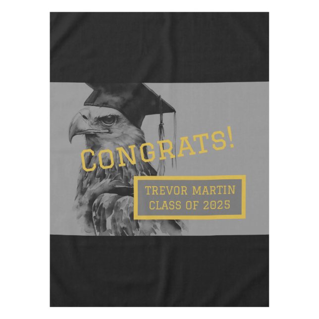 Graduation Party Tablecloth | Eagle (Front)