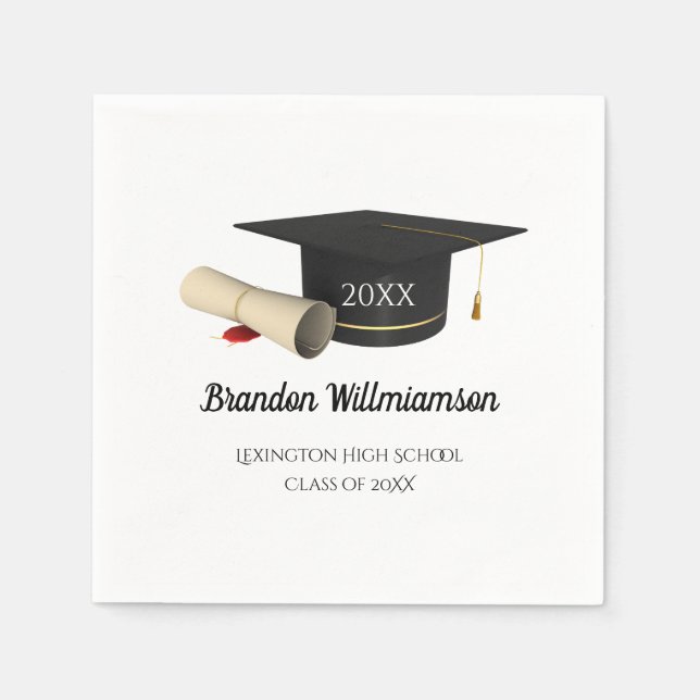 Graduation Party Tableware   Napkins (Front)