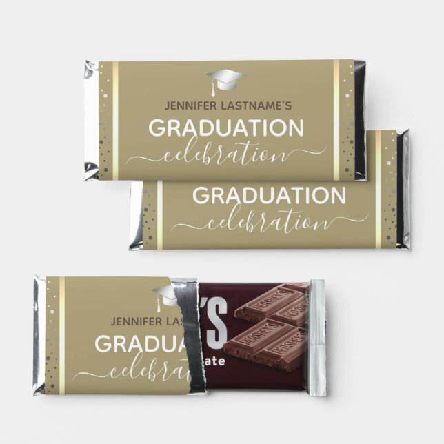 Graduation Party Thank You Hershey Bar Favors (Front)