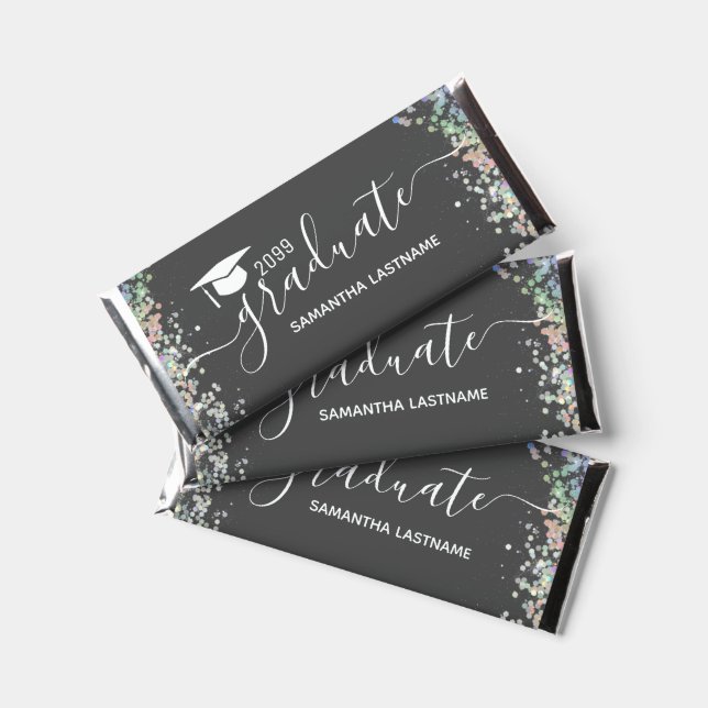 Graduation Party Thank You Hershey Bar Favors (Front)