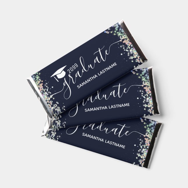 Graduation Party Thank You Hershey Bar Favors (Front)