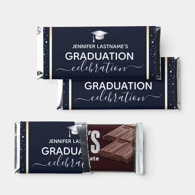 Graduation Party Thank You Hershey Bar Favors (Front)