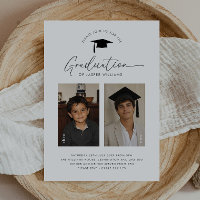 Graduation Party Then and Now Boy 2 Photo