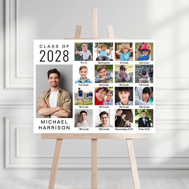 Graduation Party Through The Years 17 Photo Foam Board (Creator Uploaded)