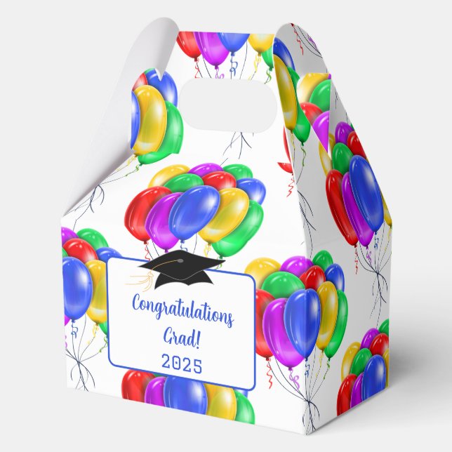 Graduation Party Treat Favor Box (Front)