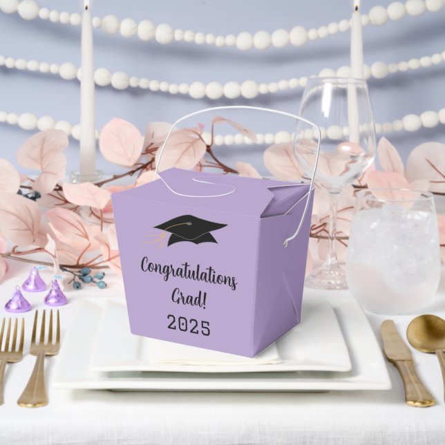 Graduation Party Treat Favor Box (Wedding)