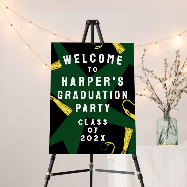 Graduation Party Welcome Sign (In Situ (Stand))