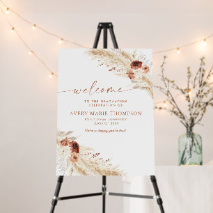 Graduation Party Welcome Sign, Boho Graduation Foam Board