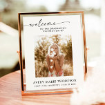 Graduation Party Welcome Sign | Boho Photo Welcome at Zazzle