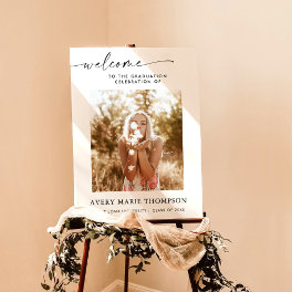 Graduation Party Welcome Sign Boho Photo Welcome