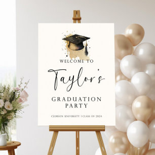 Graduation Party Welcome Sign, Custom Graduation Foam Board