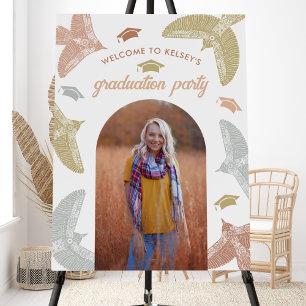 Graduation Party Welcome Sign Double Sided Photo