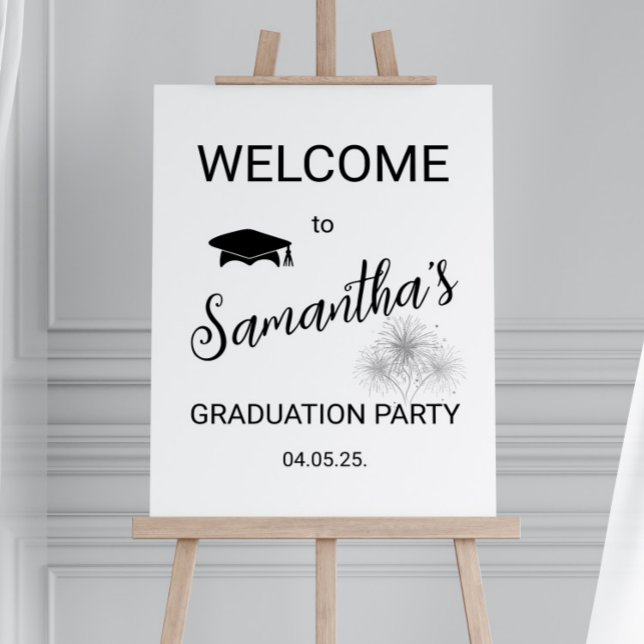 Graduation Party Welcome Sign Foam Board (Creator Uploaded)