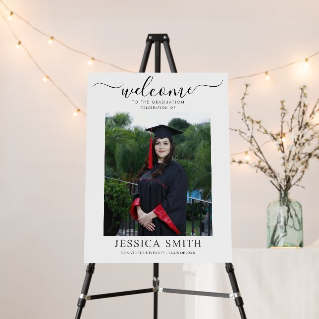 Graduation Party Welcome Sign Template  (In Situ (Stand))